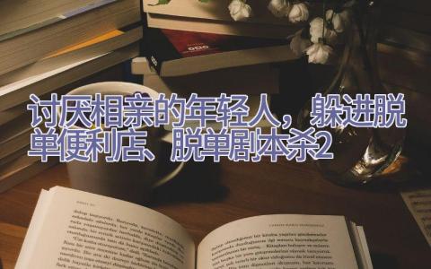 讨厌相亲的年轻人，躲进脱单便利店、脱单剧本杀(2)